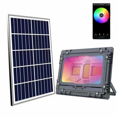 IP65 Rgb Трицветный солнечный 60w светодиодный светодиодный светодиод с музыкальным наружным отражателем