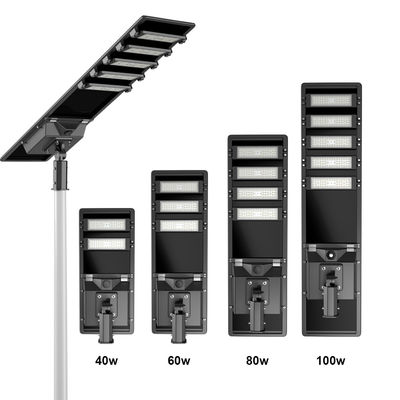 SMD5050 Солнечное светодиодное уличное освещение Датчик движения Дистанционное управление 60 Вт